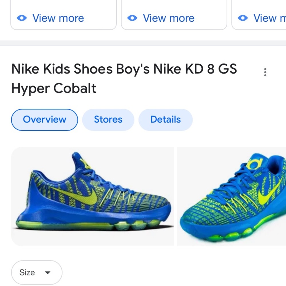 Nike KD 8 GS hyper cobalt